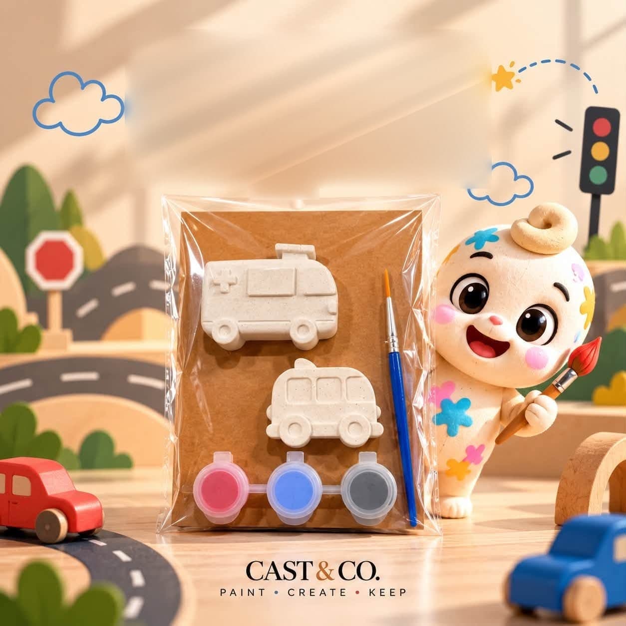 Ambulance & Bus Painting Kit