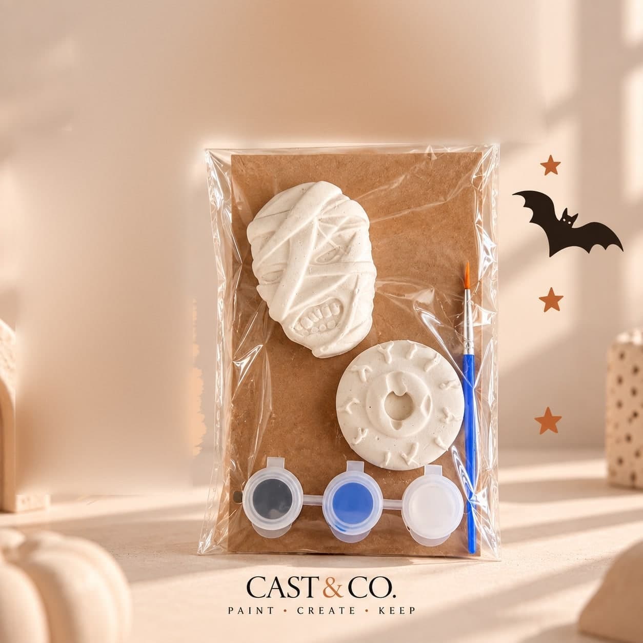 Mummy & Eyeball Painting Kit