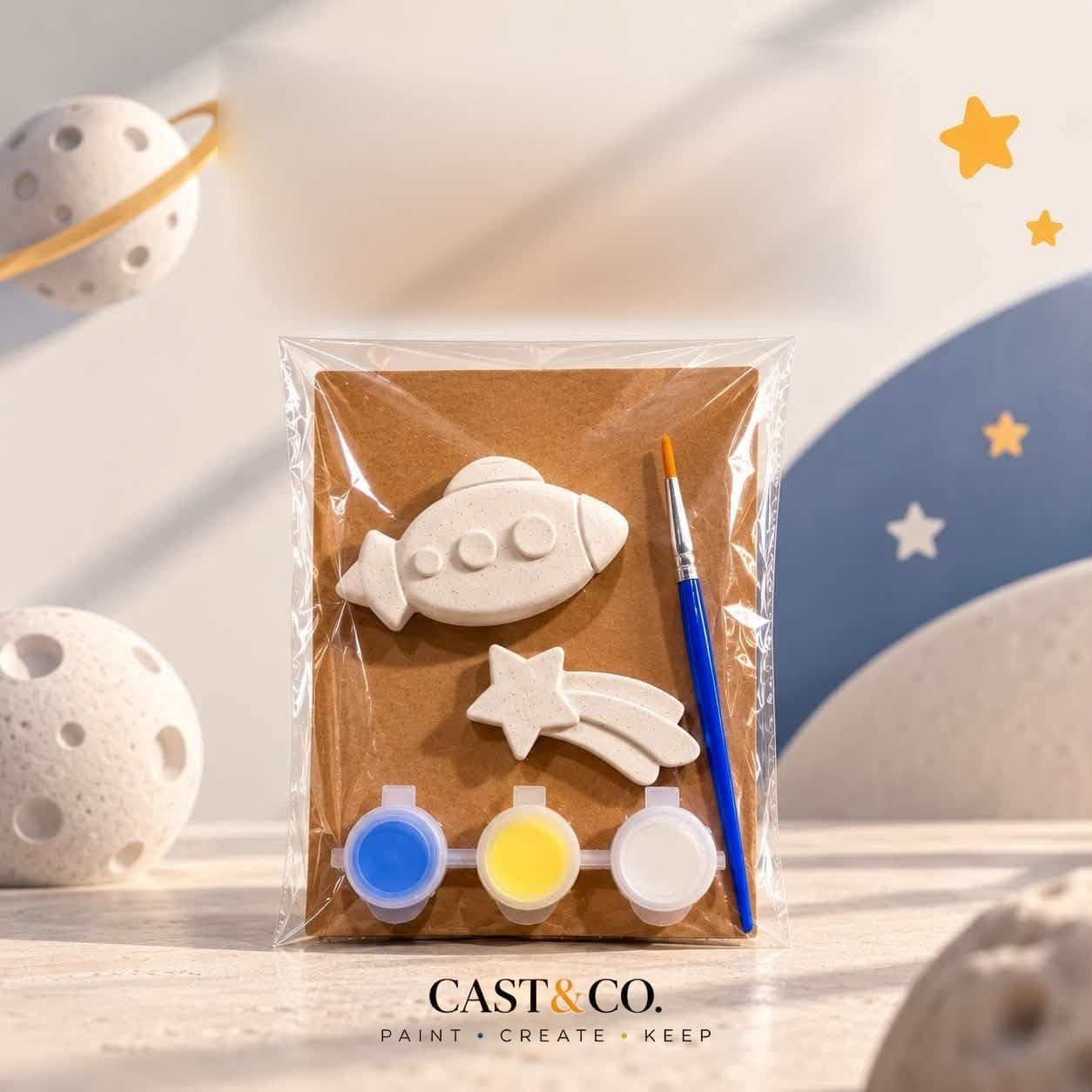 Rocket & Shooting Star Painting Kit
