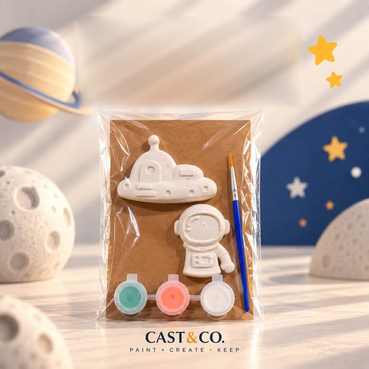 Spaceship & Astronaut Painting Kit