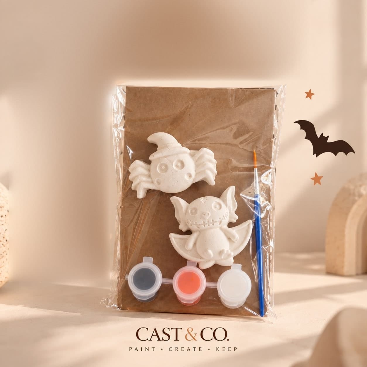 Spider & Bat Painting Kit