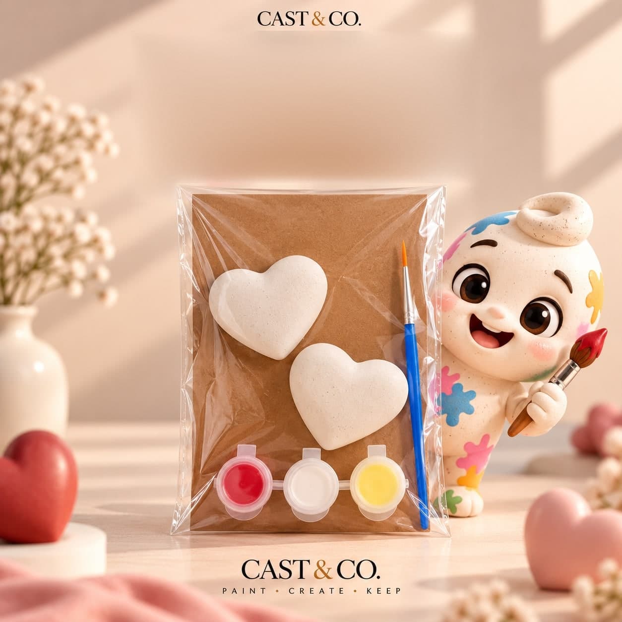 Two Hearts Painting Kit